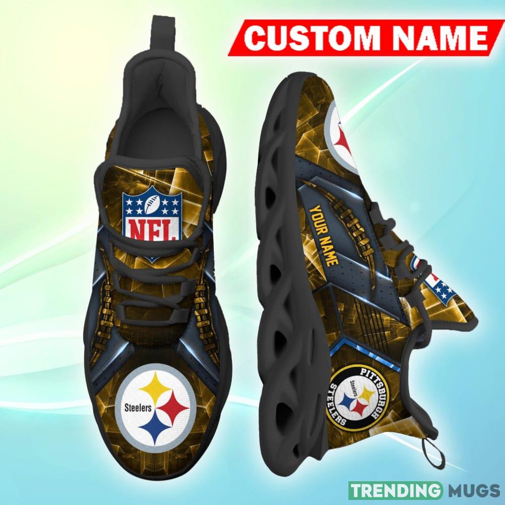 Pittsburgh Steelers NFL Identity Personalized Chunky Shoes Fans Gift Max Soul Sneakers New For Men And Women Max Soul Pittsburgh Steelers NFL Identity Personalized Chunky Shoes Fans Gift Max Soul Sneakers New For Men And Women Max Soul