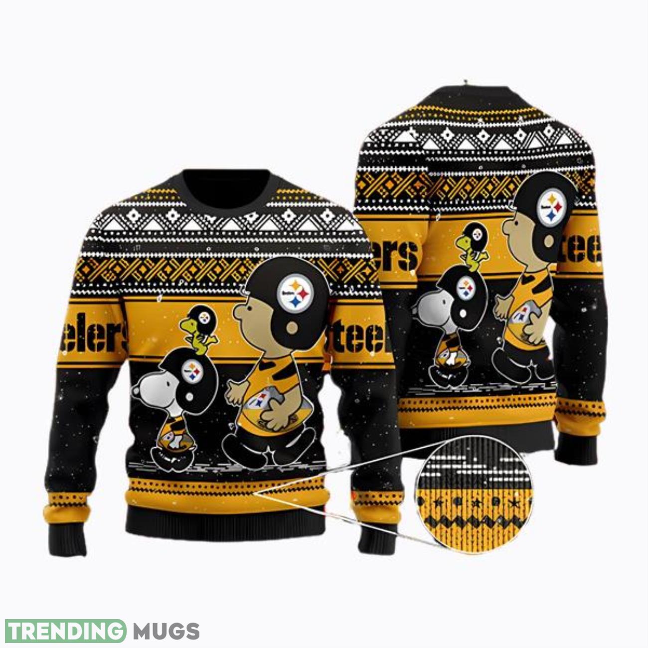 Pittsburgh Steelers Snoopy Lover Ugly Christmas Sweater Product Photo 1 Pittsburgh Steelers Snoopy Lover Ugly Christmas Sweater Product Photo 1