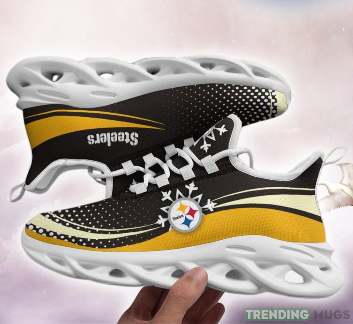 Pittsburgh Steelers Xmas Pattern Limited Edition Max Soul Shoes Product Photo 1 Pittsburgh Steelers Xmas Pattern Limited Edition Max Soul Shoes Product Photo 1