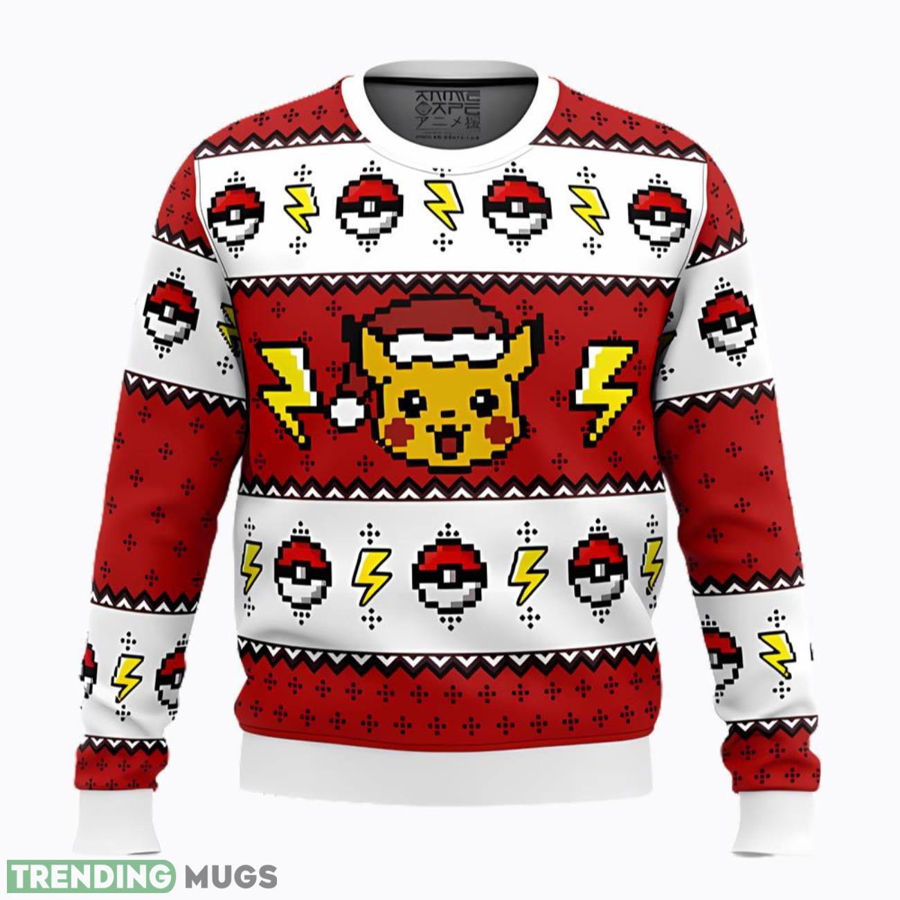 Pokemon Pikachu Ugly Christmas Sweater Product Photo 1 Pokemon Pikachu Ugly Christmas Sweater Product Photo 1