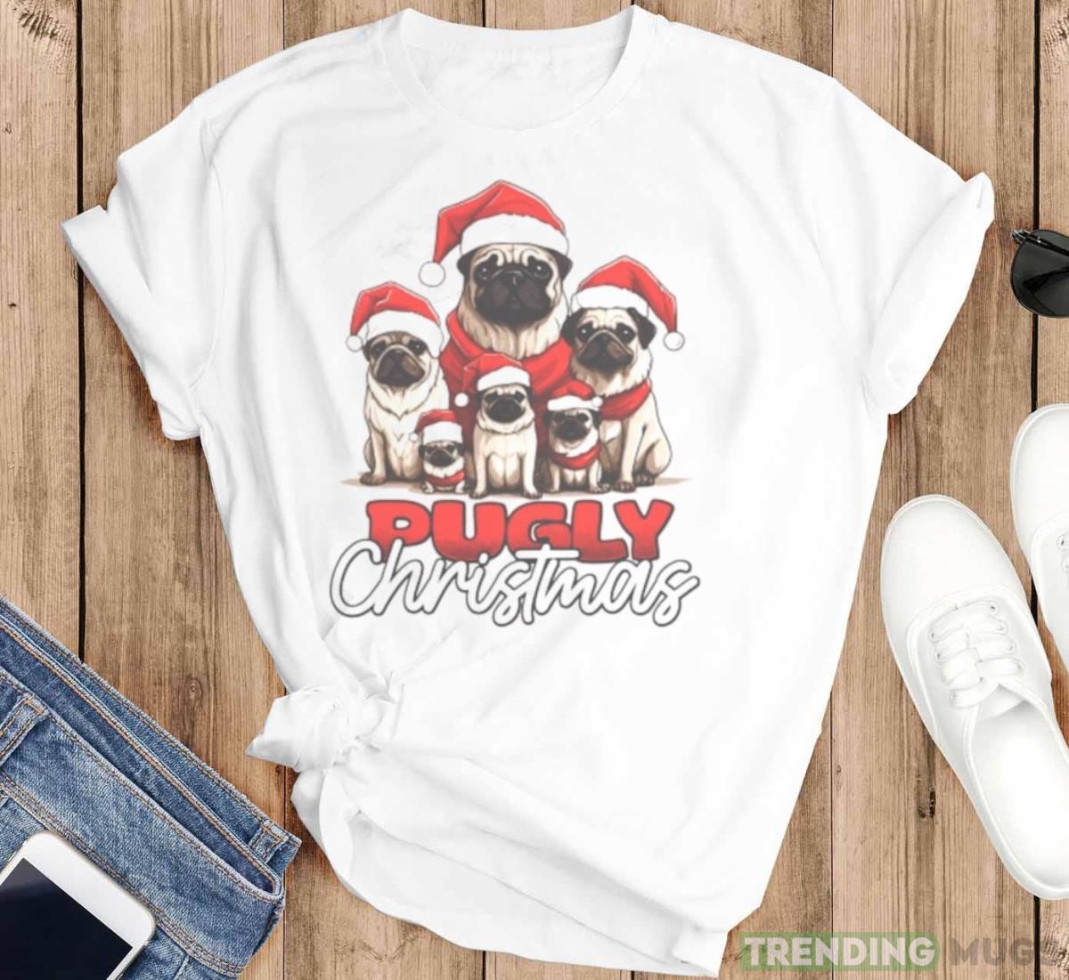 Pulldog family pugly Christmas shirt Light Shirt Pulldog family pugly Christmas shirt Light Shirt