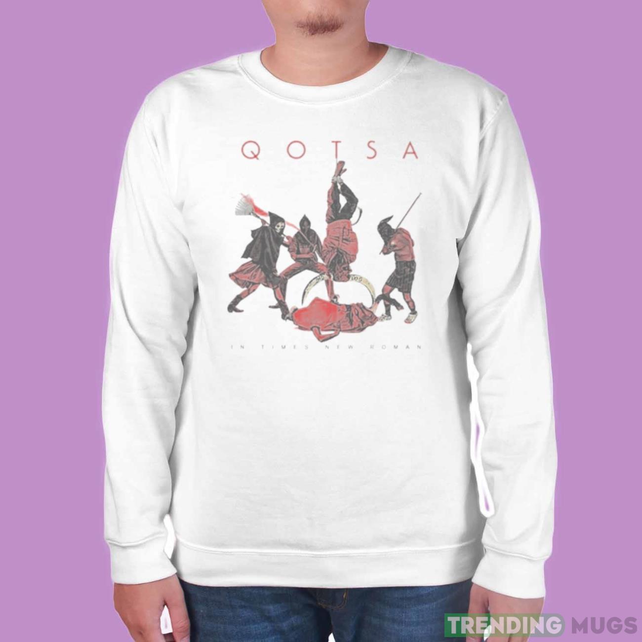 Qotsa in times new roman sand shirt Light Shirt Qotsa in times new roman sand shirt Light Shirt