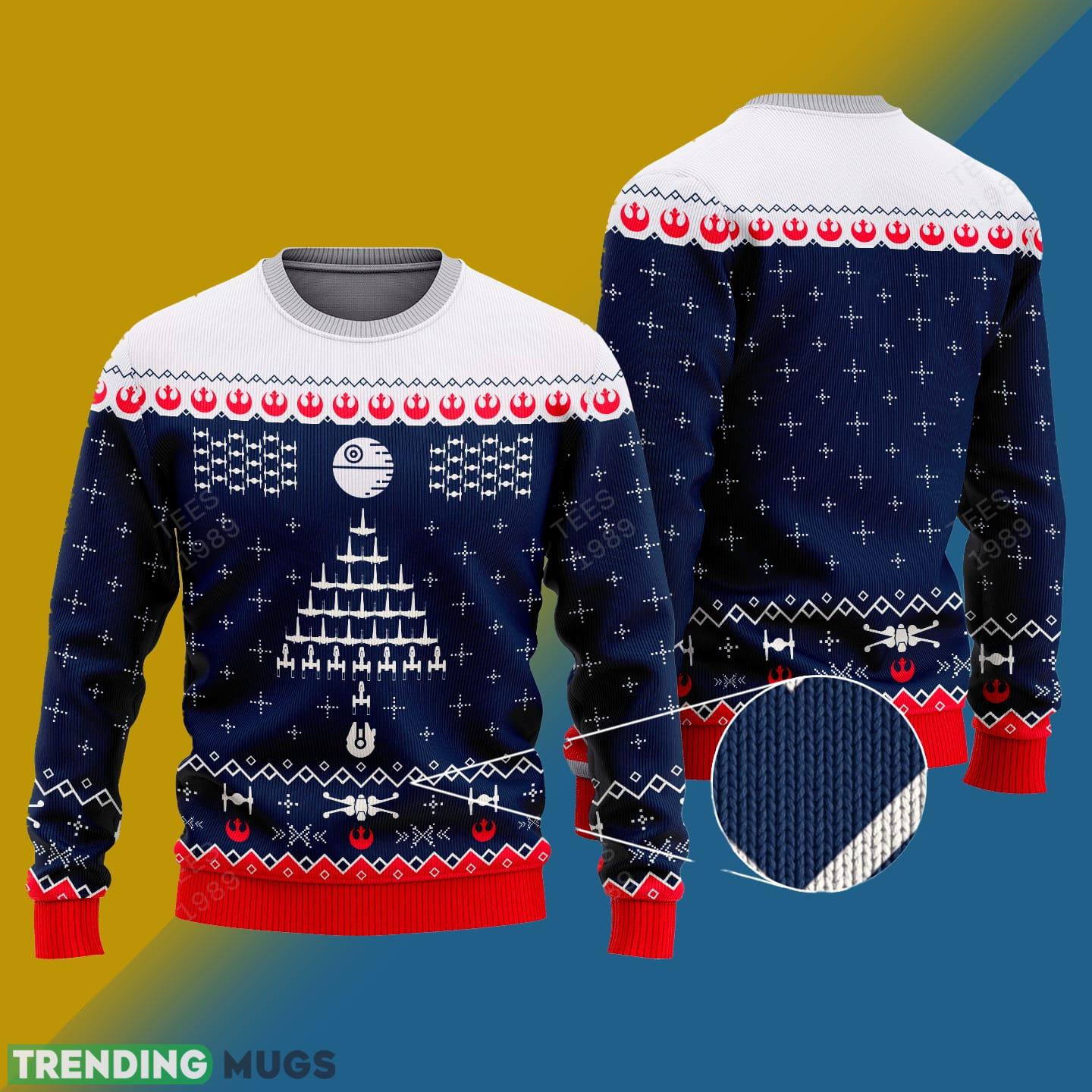 Rebel Invaders Knitted Xmas Sweater Gift Men And Women - Rebel Invaders Knitted Sweater Photo 1 Rebel Invaders Knitted Xmas Sweater Gift Men And Women - Rebel Invaders Knitted Sweater Photo 1