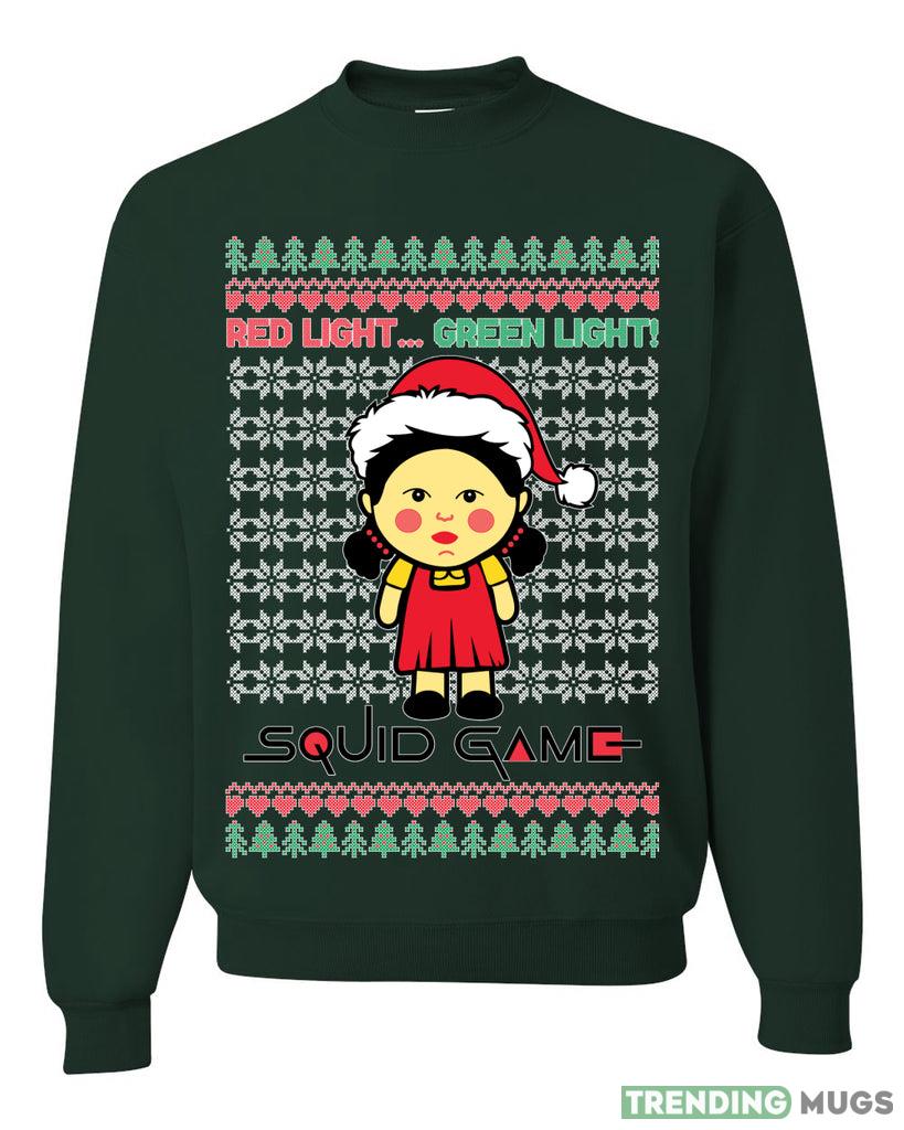 Red Light Green Light Sweater Sweatshirt For Men And Women Gift Ugly Christmas Dark Shirt Red Light Green Light Sweater Sweatshirt For Men And Women Gift Ugly Christmas Dark Shirt