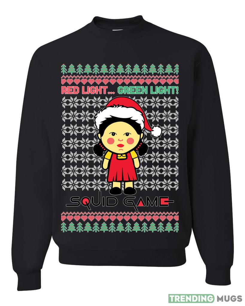 Red Light Green Light Sweater Sweatshirt For Men And Women Gift Ugly Christmas - Red Light Green Light Ugly Christmas Sweater Sweatshirt_1 Red Light Green Light Sweater Sweatshirt For Men And Women Gift Ugly Christmas - Red Light Green Light Ugly Christmas Sweater Sweatshirt_1