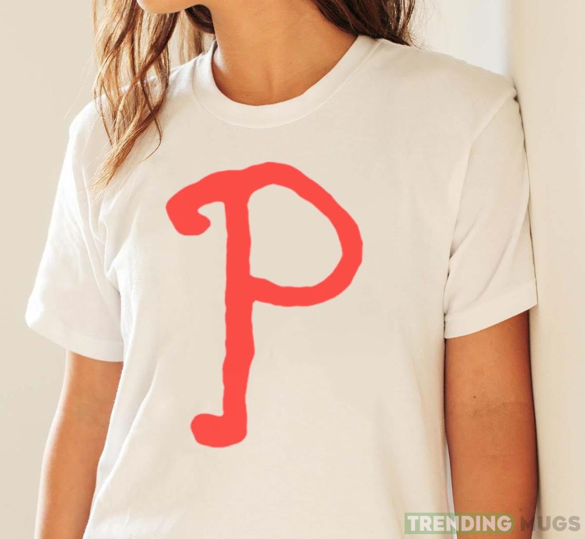 Red October Phillies P logo shirt Light Shirt Red October Phillies P logo shirt Light Shirt