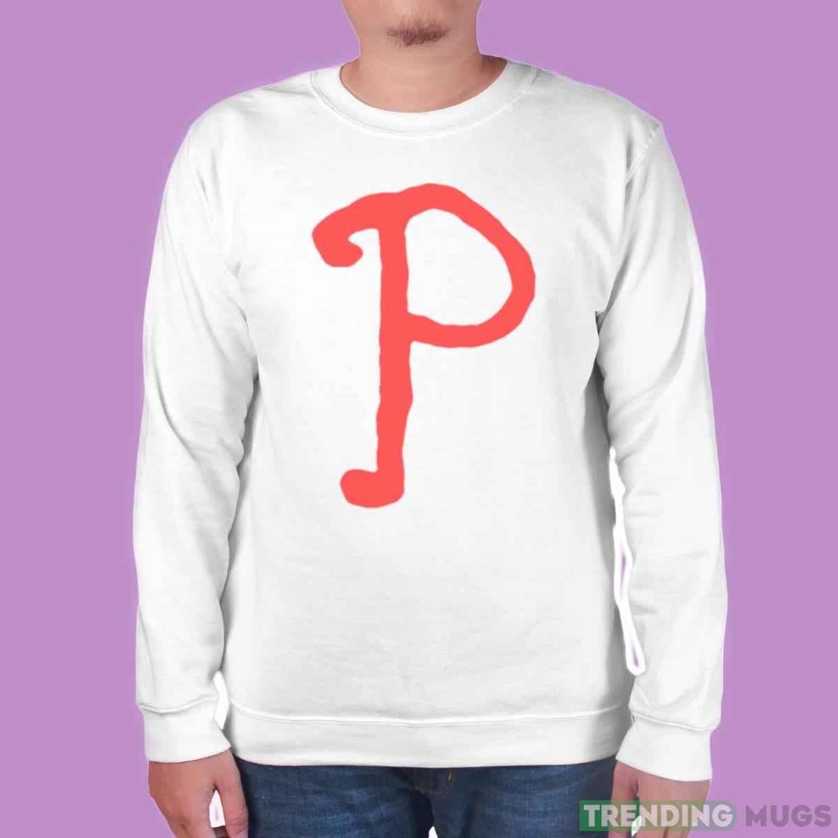 Red October Phillies P logo shirt Light Shirt Red October Phillies P logo shirt Light Shirt