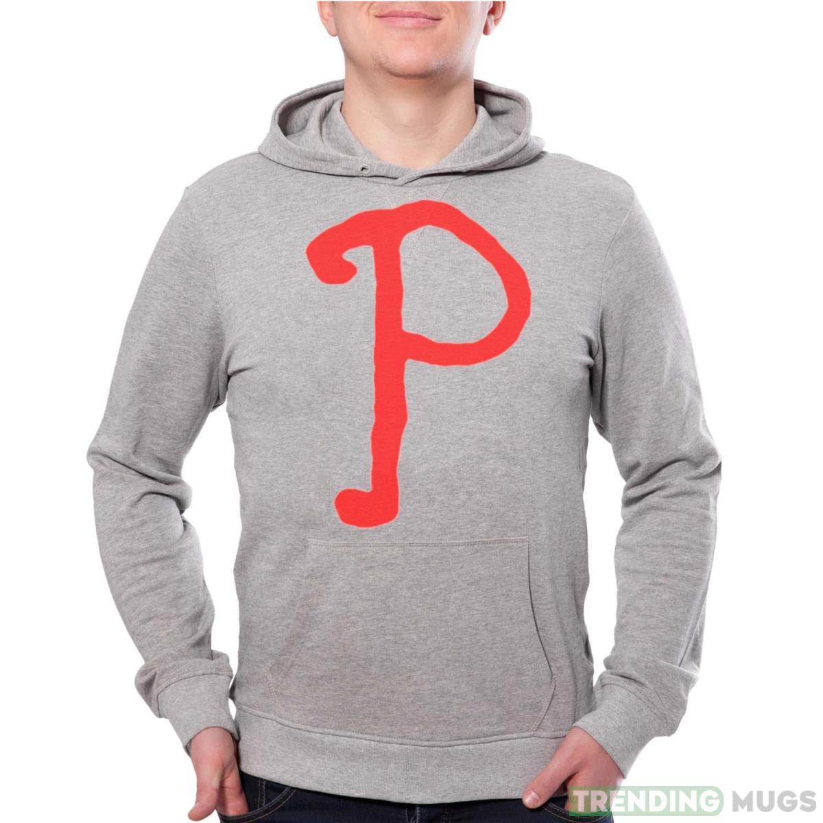 Red October Phillies P logo shirt - Grey Unisex Hoodie Red October Phillies P logo shirt - Grey Unisex Hoodie
