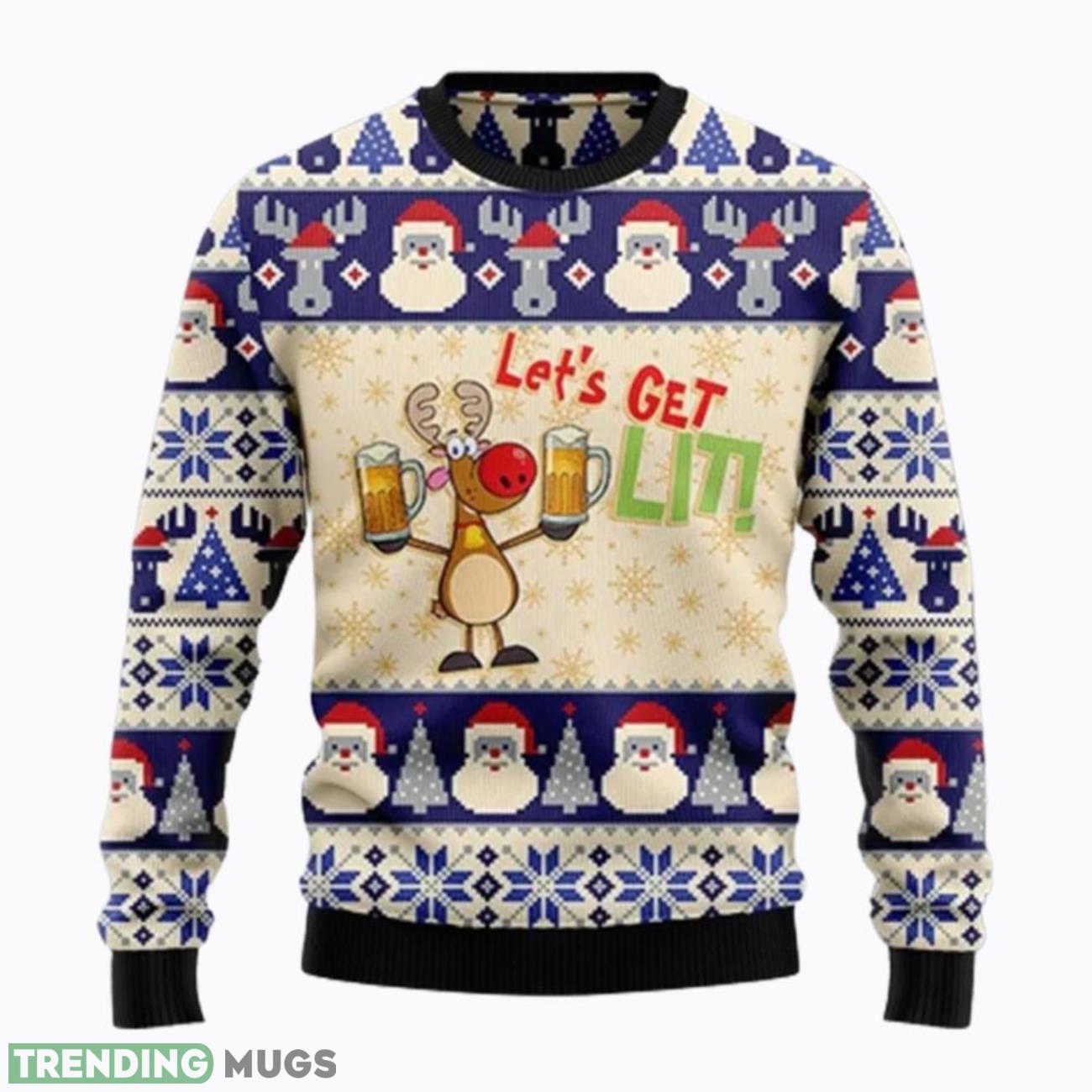 Reindeer Beer Ugly Christmas Sweaters Best Gift Product Photo 1 Reindeer Beer Ugly Christmas Sweaters Best Gift Product Photo 1