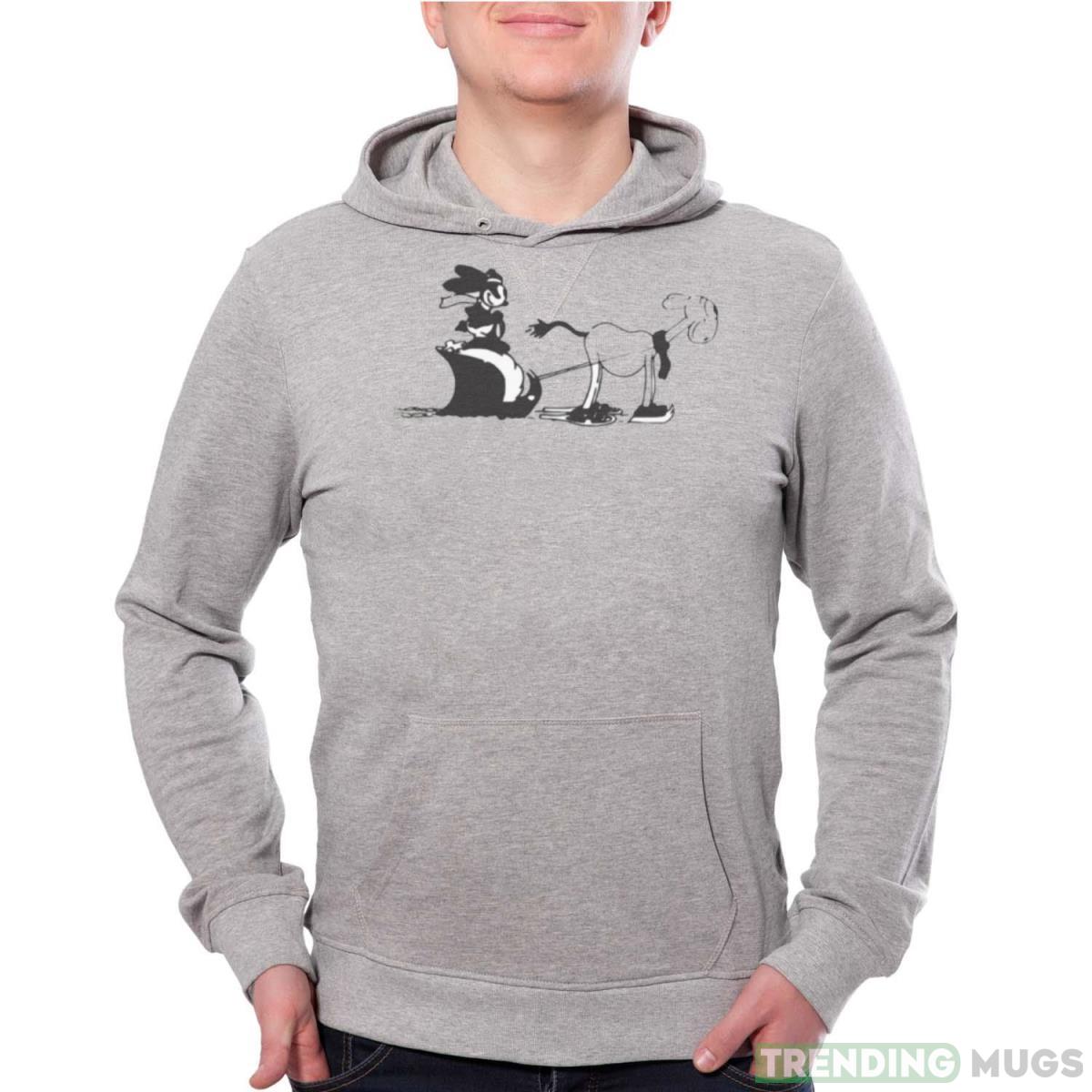 Reindeer Oswald The Lucky Rabbit shirt - Grey Unisex Hoodie Reindeer Oswald The Lucky Rabbit shirt - Grey Unisex Hoodie