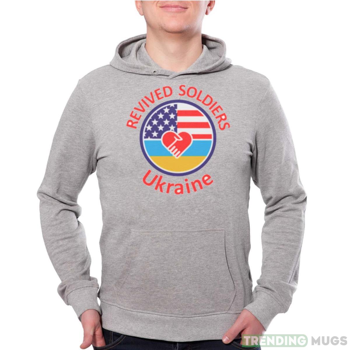Revived soldiers Ukraine shirt - Grey Unisex Hoodie Revived soldiers Ukraine shirt - Grey Unisex Hoodie