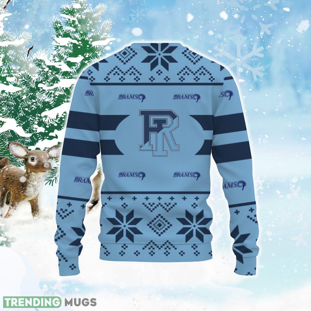 Rhode Island Rams Custom New Uniforms For Fan Gear Ugly Christmas 3D Sweater 3D Sweater Rhode Island Rams Custom New Uniforms For Fan Gear Ugly Christmas 3D Sweater 3D Sweater
