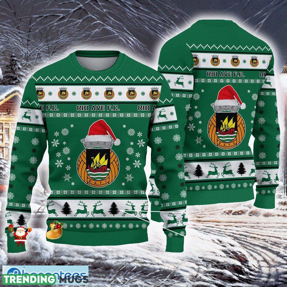 Rio Ave F.C Liga Portugal 3D Ugly Christmas Sweaters Snow Flowers Christmas Tree For Fans Gift - Rio Ave F.C Liga Portugal 3D Ugly Christmas Sweaters Snow Flowers Christmas Tree For Fans Gift Rio Ave F.C Liga Portugal 3D Ugly Christmas Sweaters Snow Flowers Christmas Tree For Fans Gift - Rio Ave F.C Liga Portugal 3D Ugly Christmas Sweaters Snow Flowers Christmas Tree For Fans Gift