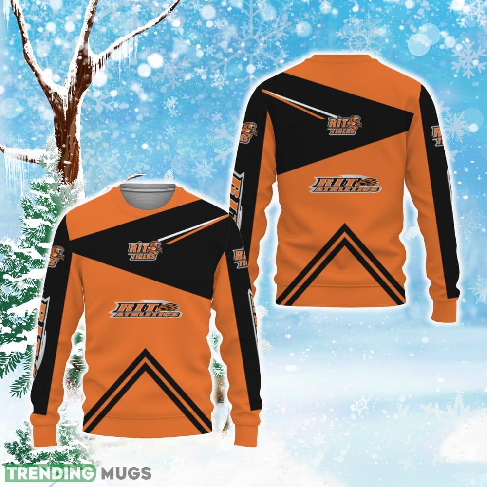 RIT Tigers Football American Team Champion Knitted Xmas Sweater - RIT Tigers Football American Team Champion Ugly Christmas Sweater Photo 1 RIT Tigers Football American Team Champion Knitted Xmas Sweater - RIT Tigers Football American Team Champion Ugly Christmas Sweater Photo 1