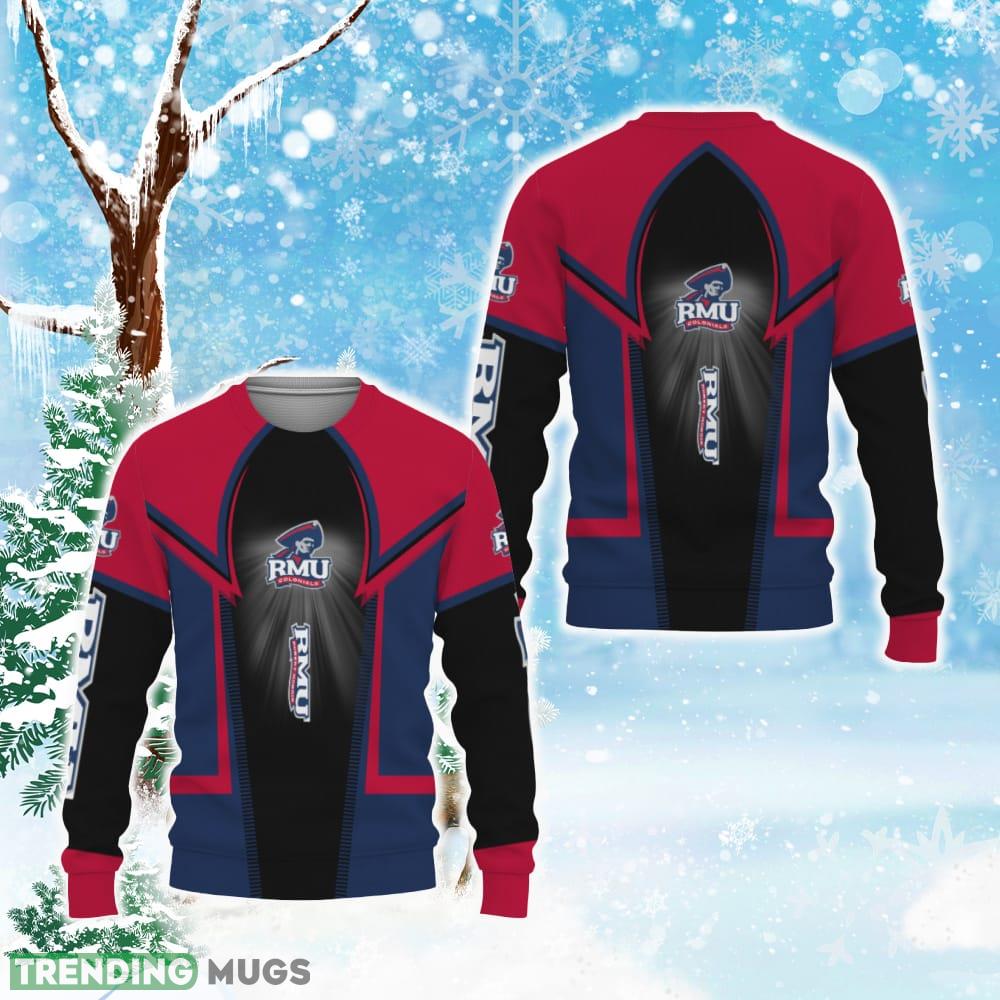 Robert Morris Colonials Football American Ugly Christmas Sweater - Robert Morris Colonials Football American Ugly Christmas Sweater Photo 1 Robert Morris Colonials Football American Ugly Christmas Sweater - Robert Morris Colonials Football American Ugly Christmas Sweater Photo 1
