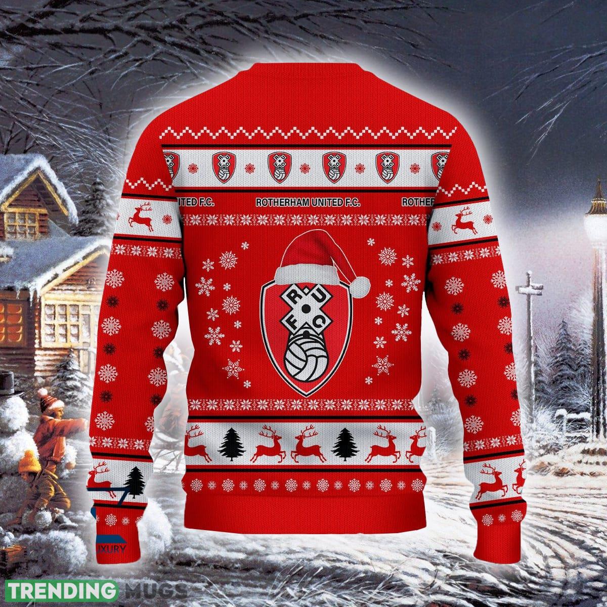 Rotherham United Stylish Efl Logo Team Ugly Christmas Sweater For Fans Gift Unisex Sweatshirt - Rotherham United Islander Efl Ugly Christmas Sweater For Fans Gift Rotherham United Stylish Efl Logo Team Ugly Christmas Sweater For Fans Gift Unisex Sweatshirt - Rotherham United Islander Efl Ugly Christmas Sweater For Fans Gift