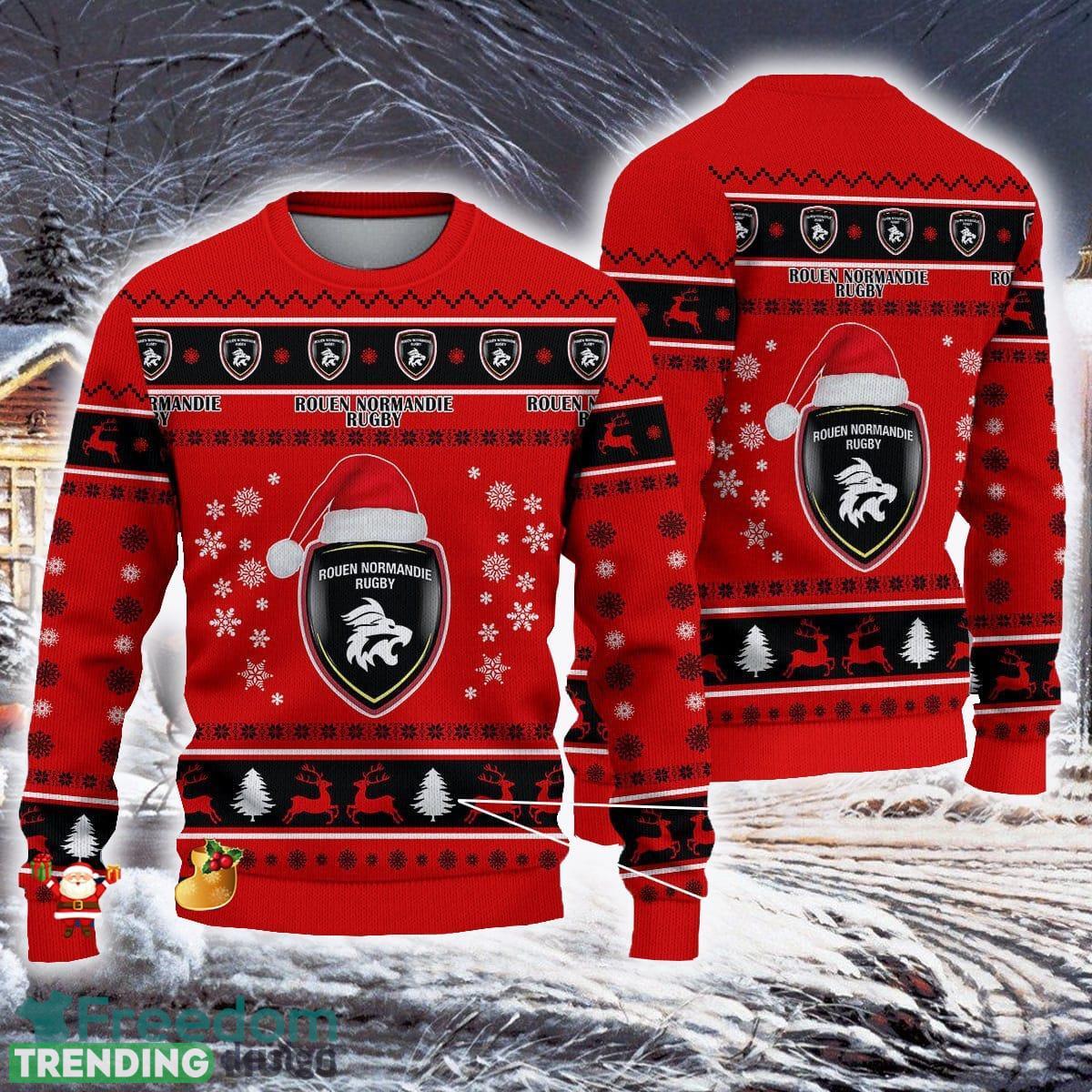 Rouen Normandie Rugby Contemporary Top 14 Pro D2 Ugly Sweaters Gift For Fans Christmas Sweatshirt - Rouen Normandie Rugby Contemporary Top 14 Pro D2 Ugly Sweaters Gift For Fans Christmas Sweatshirt Rouen Normandie Rugby Contemporary Top 14 Pro D2 Ugly Sweaters Gift For Fans Christmas Sweatshirt - Rouen Normandie Rugby Contemporary Top 14 Pro D2 Ugly Sweaters Gift For Fans Christmas Sweatshirt