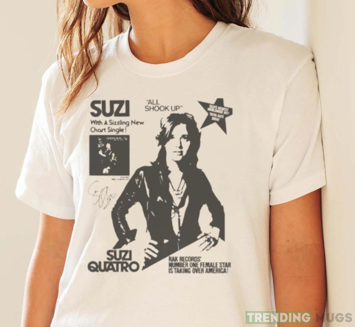 Roxy Roller Suzi Quatro shirt Light Shirt Roxy Roller Suzi Quatro shirt Light Shirt