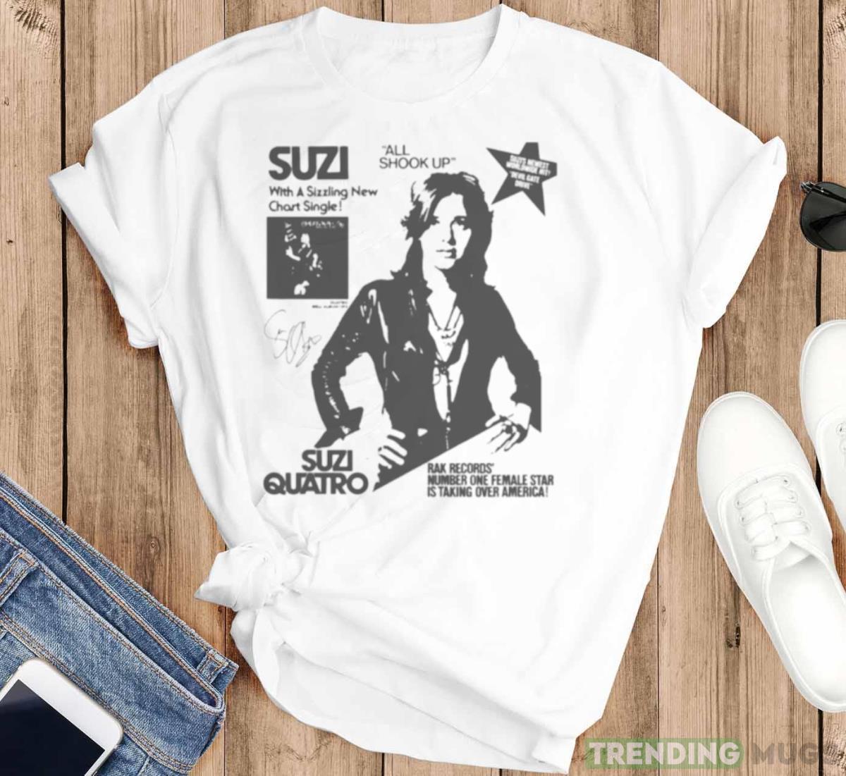 Roxy Roller Suzi Quatro shirt Light Shirt Roxy Roller Suzi Quatro shirt Light Shirt