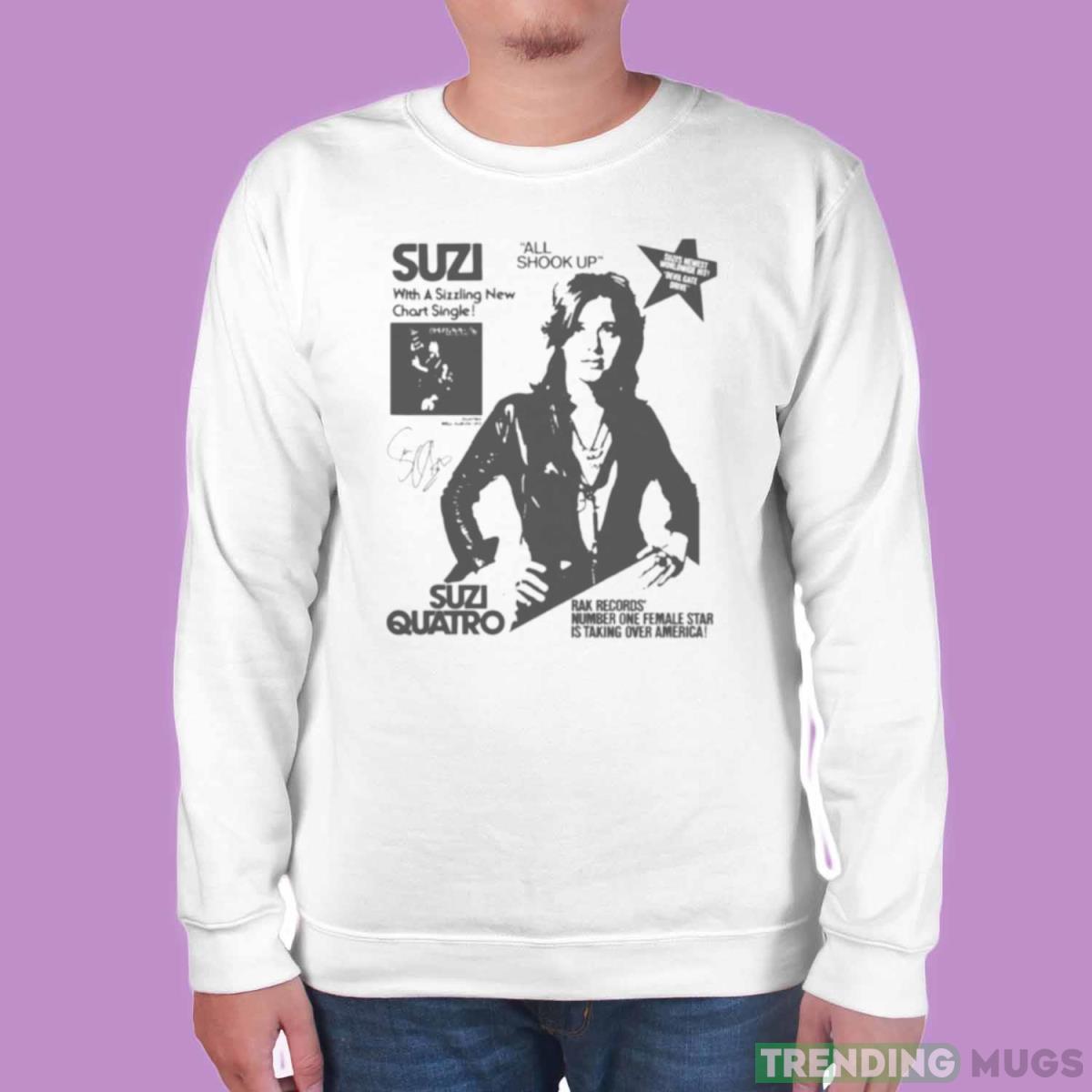 Roxy Roller Suzi Quatro shirt Light Shirt Roxy Roller Suzi Quatro shirt Light Shirt