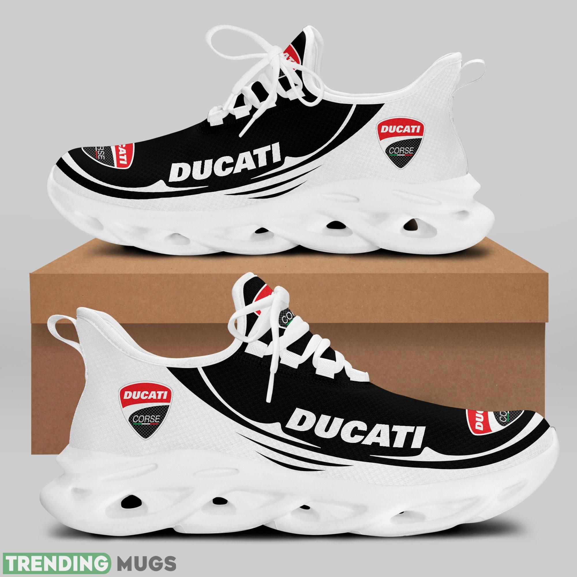 Running Shoes DUCATI Logo Motorcycle Racing High-quality Max Soul Sneakers For Men Women - DUCATI RACING Chunky Sneakers White Black Max Soul Shoes For Men And Women Photo 1 Running Shoes DUCATI Logo Motorcycle Racing High-quality Max Soul Sneakers For Men Women - DUCATI RACING Chunky Sneakers White Black Max Soul Shoes For Men And Women Photo 1