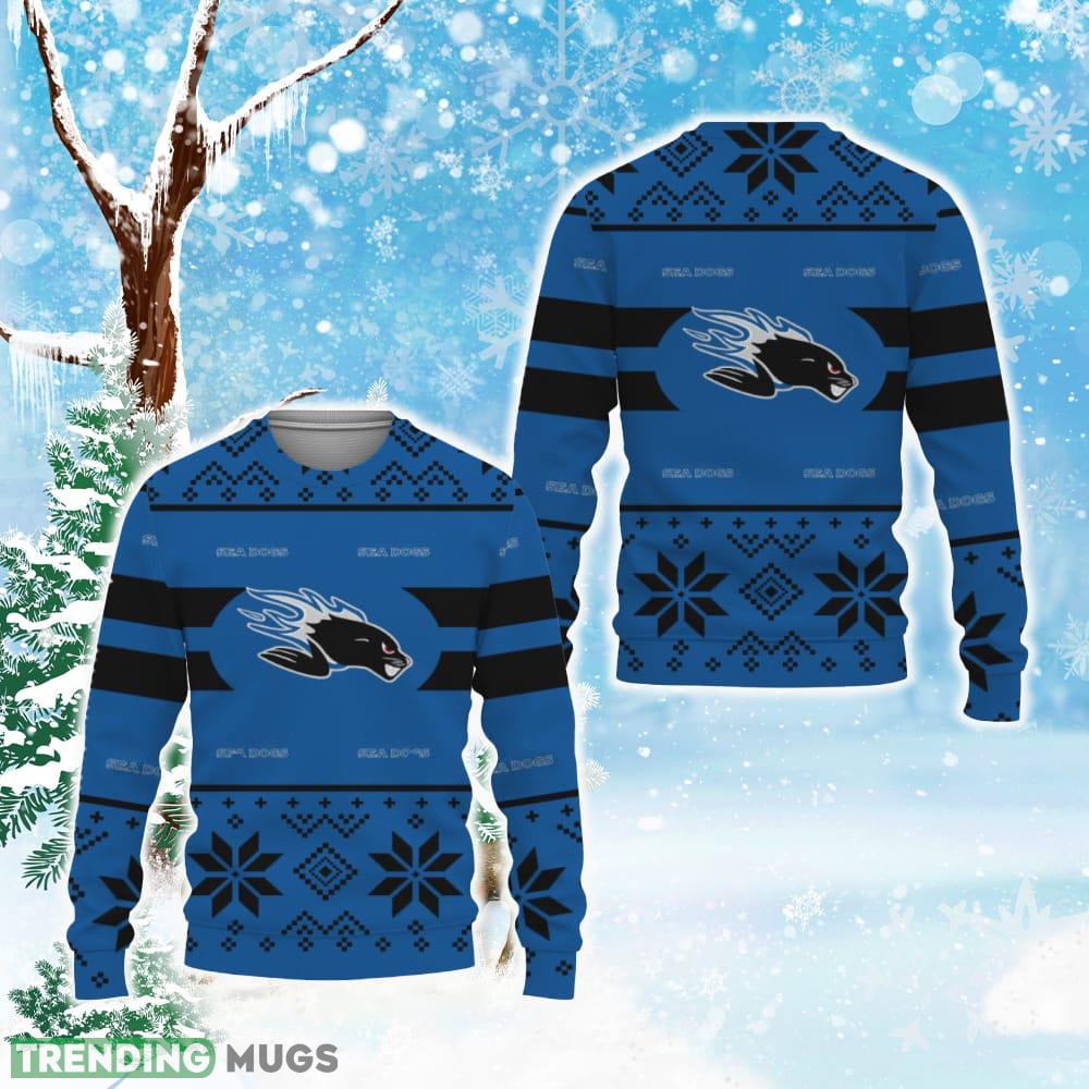 Saint John Sea Dogs Custom New Uniforms For Fan Gear Ugly Xmas Sweater - Saint John Sea Dogs Custom New Uniforms For Fan Gear Ugly Christmas Sweater Photo 1 Saint John Sea Dogs Custom New Uniforms For Fan Gear Ugly Xmas Sweater - Saint John Sea Dogs Custom New Uniforms For Fan Gear Ugly Christmas Sweater Photo 1