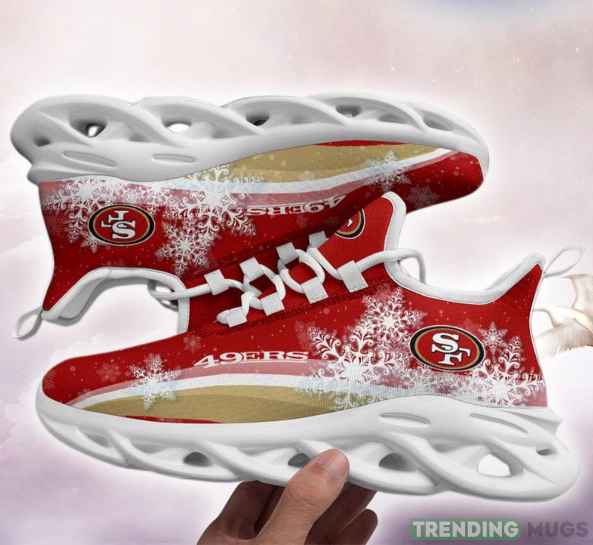 San Francisco 49ers Christmas Snow Limited Edition Max Soul Shoes Men's And Women's Product Photo 1 San Francisco 49ers Christmas Snow Limited Edition Max Soul Shoes Men's And Women's Product Photo 1
