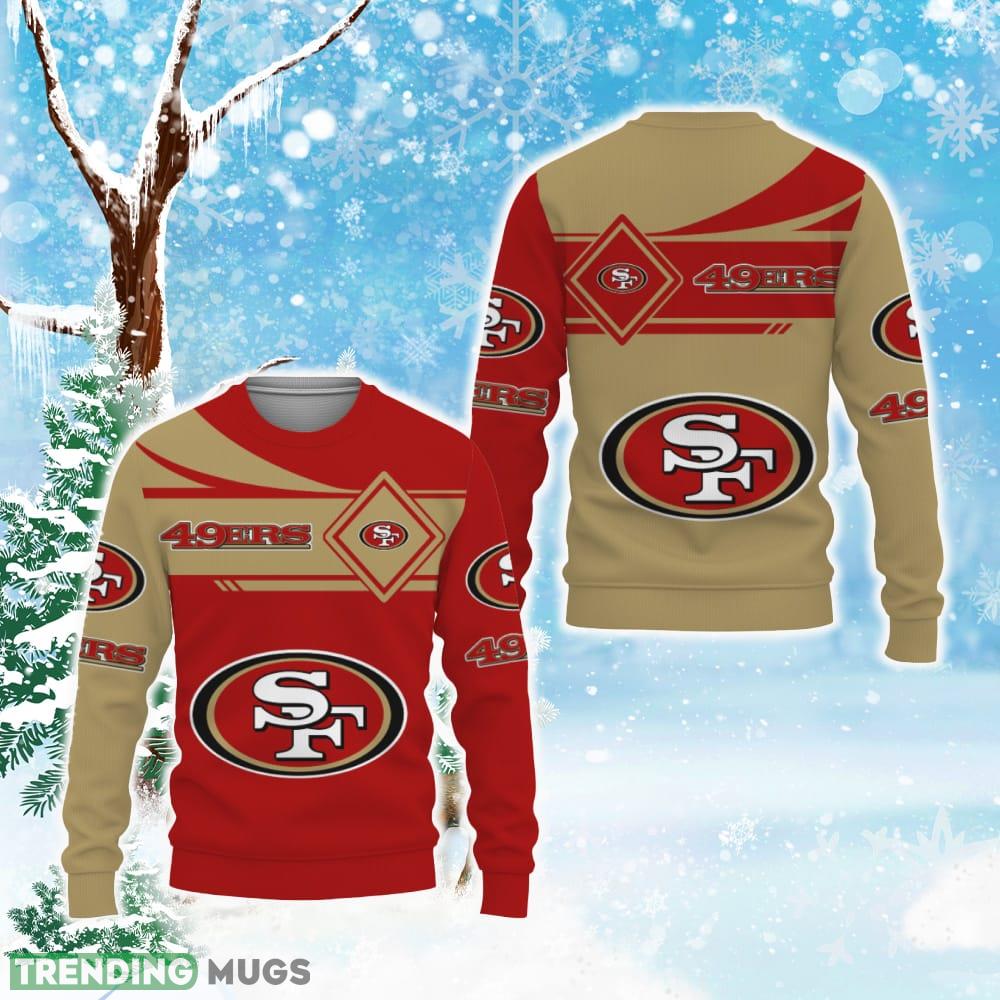San Francisco 49ers Curve Style Logo Team Pride In Heart Ugly Xmas Sweater - San Francisco 49ers Curve Style Logo Team Pride In Heart Ugly Christmas Sweater Photo 1 San Francisco 49ers Curve Style Logo Team Pride In Heart Ugly Xmas Sweater - San Francisco 49ers Curve Style Logo Team Pride In Heart Ugly Christmas Sweater Photo 1