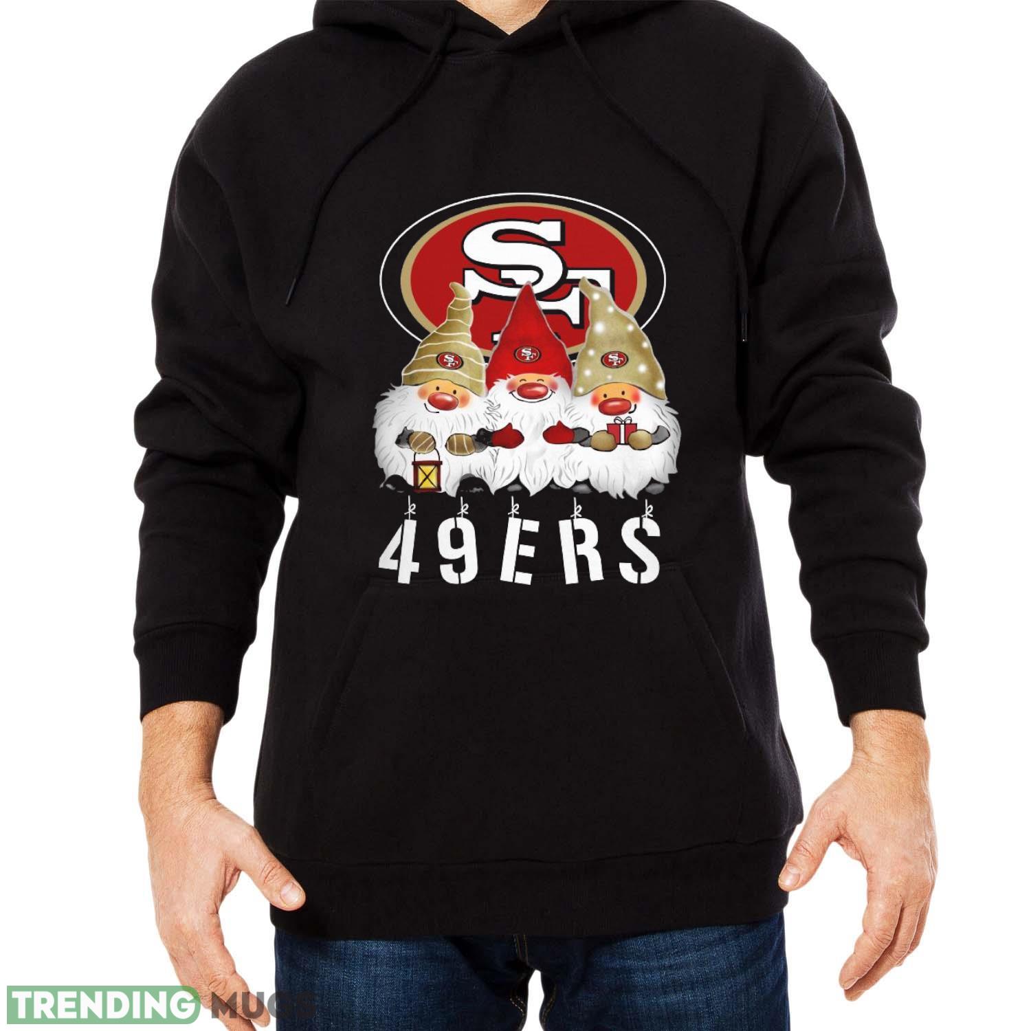 San Francisco 49ers Gnomies Christmas Funny Black T Shirt Sweatshirt For Fans Dark Shirt San Francisco 49ers Gnomies Christmas Funny Black T Shirt Sweatshirt For Fans Dark Shirt