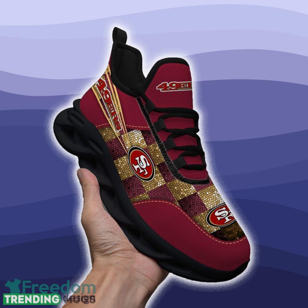 San Francisco 49ers NFL Clunky Sneakers New Max Soul Shoes Gift For Fans Max Soul San Francisco 49ers NFL Clunky Sneakers New Max Soul Shoes Gift For Fans Max Soul
