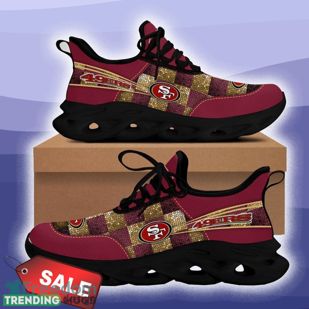 San Francisco 49ers NFL Clunky Sneakers New Max Soul Shoes Gift For Fans Max Soul San Francisco 49ers NFL Clunky Sneakers New Max Soul Shoes Gift For Fans Max Soul
