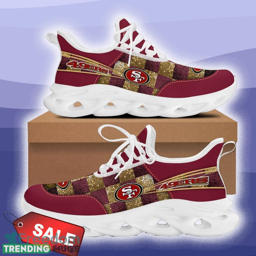 San Francisco 49ers NFL Clunky Sneakers New Max Soul Shoes Gift For Fans Max Soul San Francisco 49ers NFL Clunky Sneakers New Max Soul Shoes Gift For Fans Max Soul