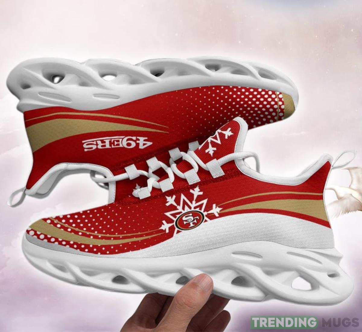 San Francisco 49ers Xmas Pattern Limited Edition Max Soul Shoes Product Photo 1 San Francisco 49ers Xmas Pattern Limited Edition Max Soul Shoes Product Photo 1