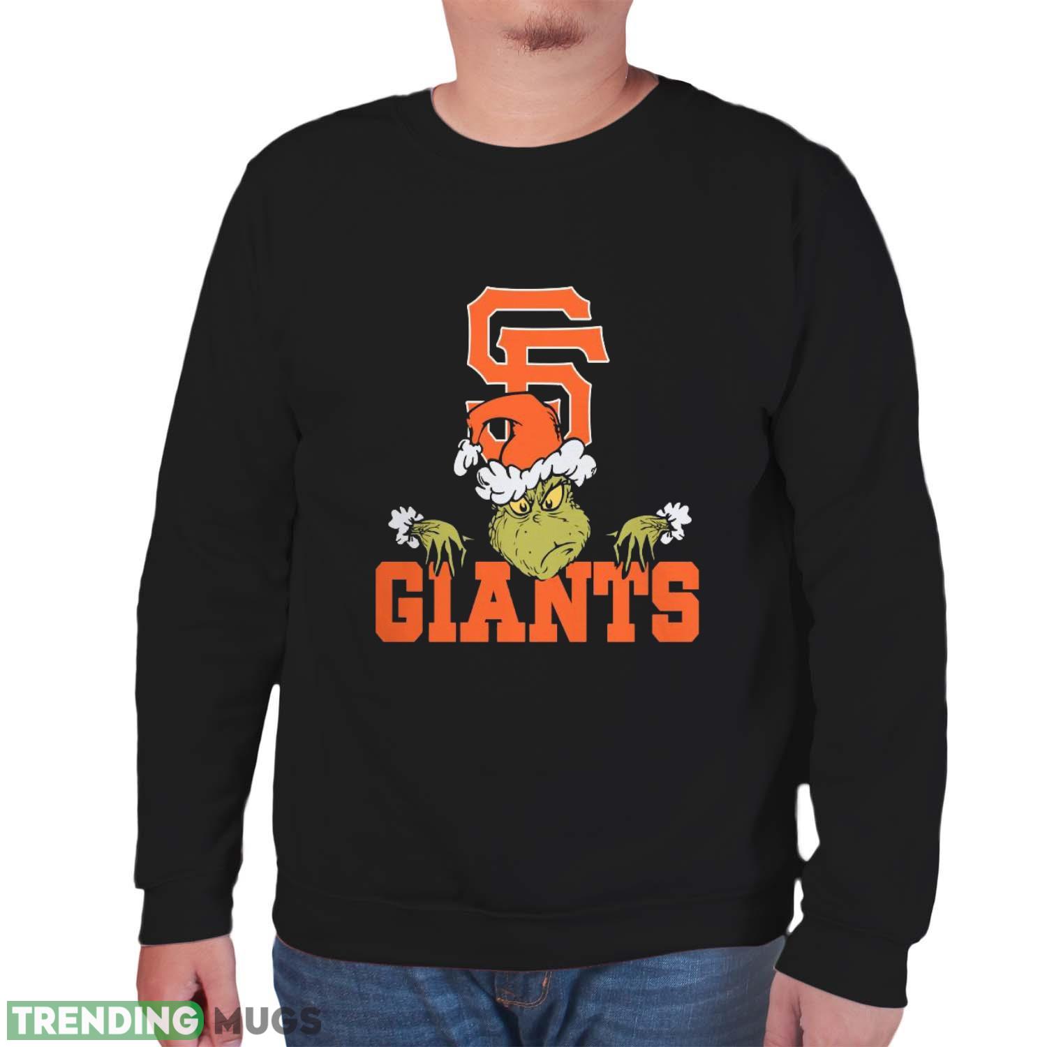San Francisco Giants Grinch Funny Black T Shirt Sweatshirt For Fans Dark Shirt San Francisco Giants Grinch Funny Black T Shirt Sweatshirt For Fans Dark Shirt