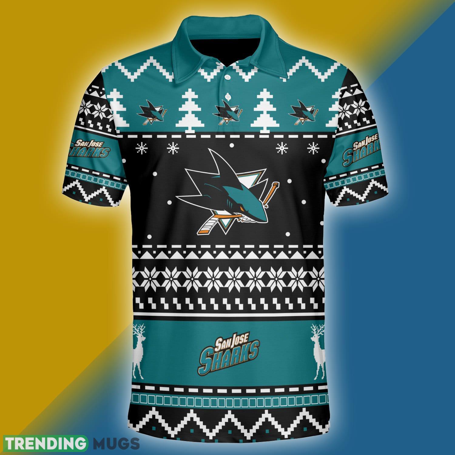 San Jose Sharks Custom Numer And Name Ugly Xmas Polo Shirt For Men Women - San Jose Sharks Custom Your Name & Number Ugly Christmas Polo Style_1 San Jose Sharks Custom Numer And Name Ugly Xmas Polo Shirt For Men Women - San Jose Sharks Custom Your Name & Number Ugly Christmas Polo Style_1