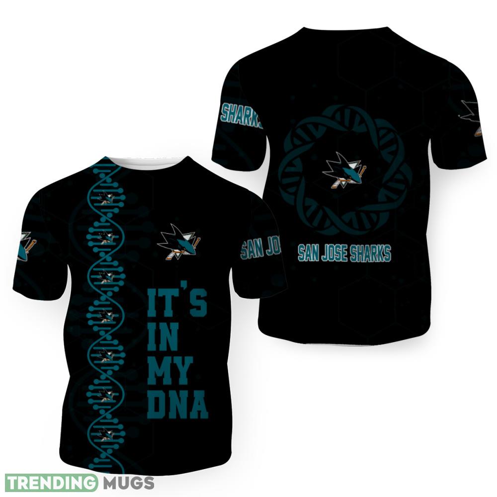San Jose Sharks It's In My DNA American Sports Team 3D T Shirt 3D T Shirt San Jose Sharks It's In My DNA American Sports Team 3D T Shirt - San Jose Sharks It's In My DNA American Sports Team 3D T Shirt