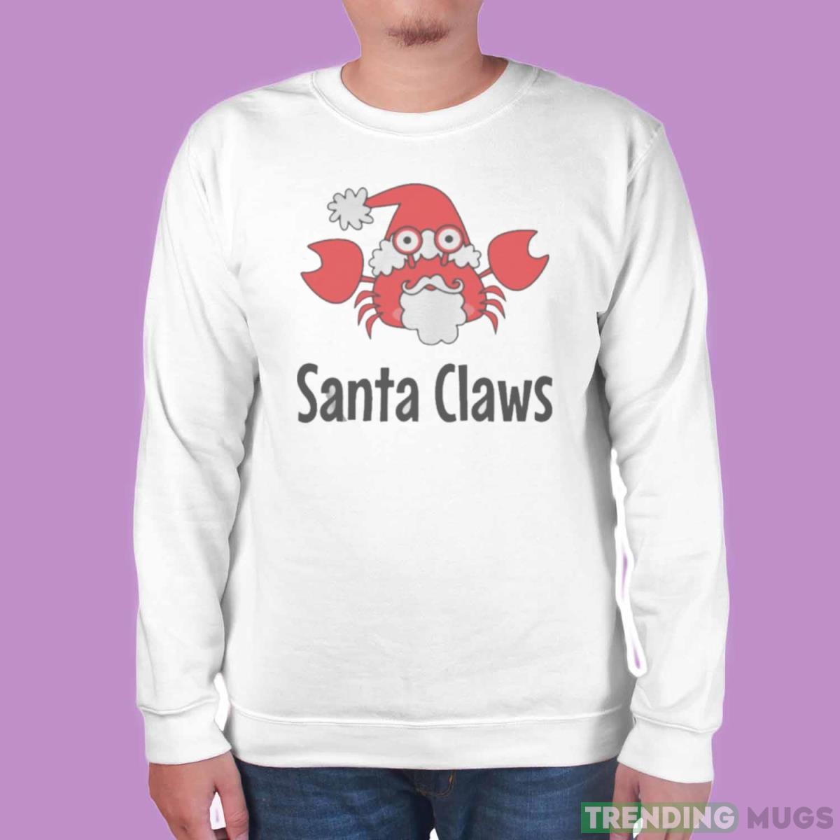 Santa Claws Crab Shirt Light Shirt Santa Claws Crab Shirt Light Shirt