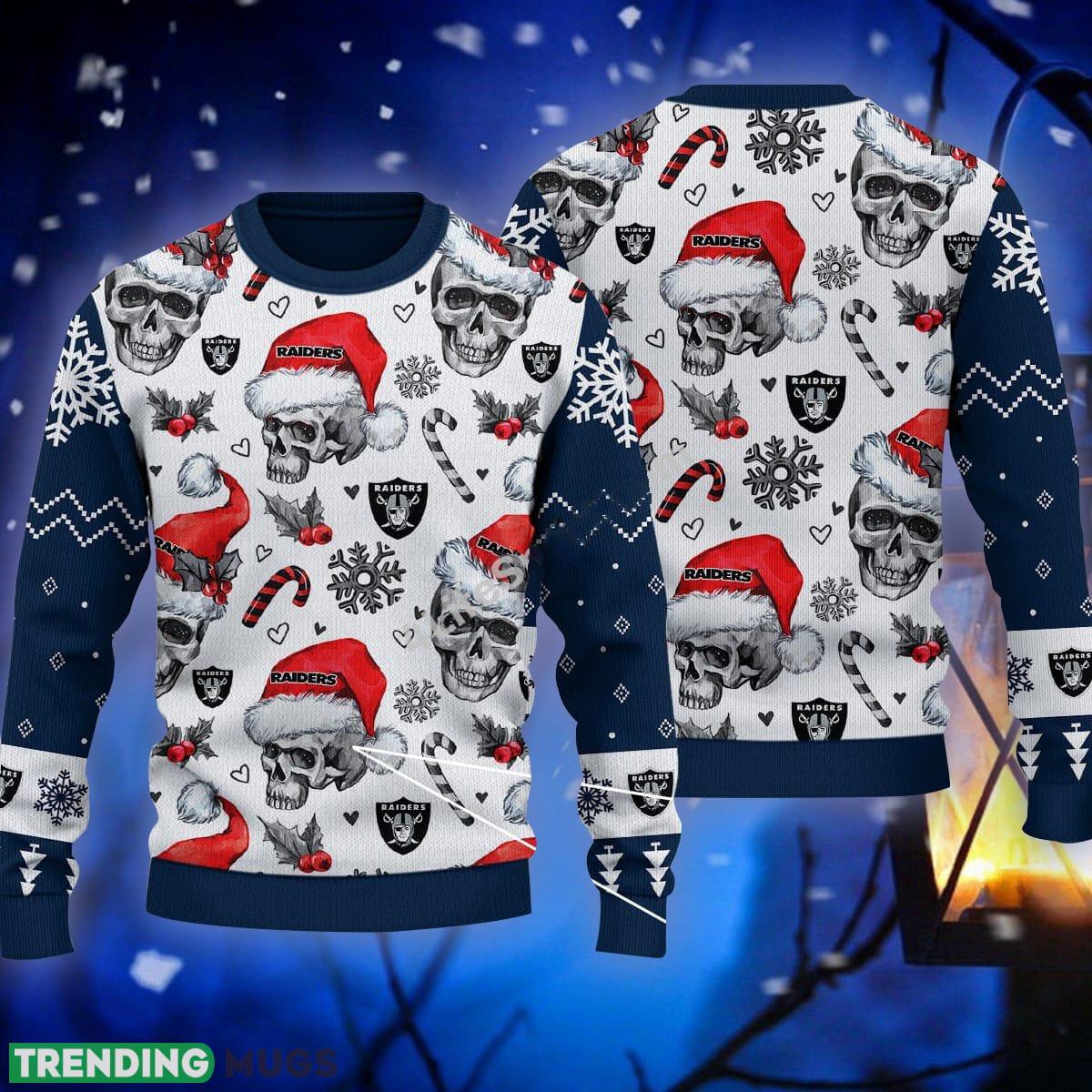 Santa Skull Las Vegas Raiders Candy Cane Ugly Sweater Navy Gift For Christmas - Santa Skull Las Vegas Raiders Candy Cane Ugly Sweater Navy Gift For Christmas Santa Skull Las Vegas Raiders Candy Cane Ugly Sweater Navy Gift For Christmas - Santa Skull Las Vegas Raiders Candy Cane Ugly Sweater Navy Gift For Christmas