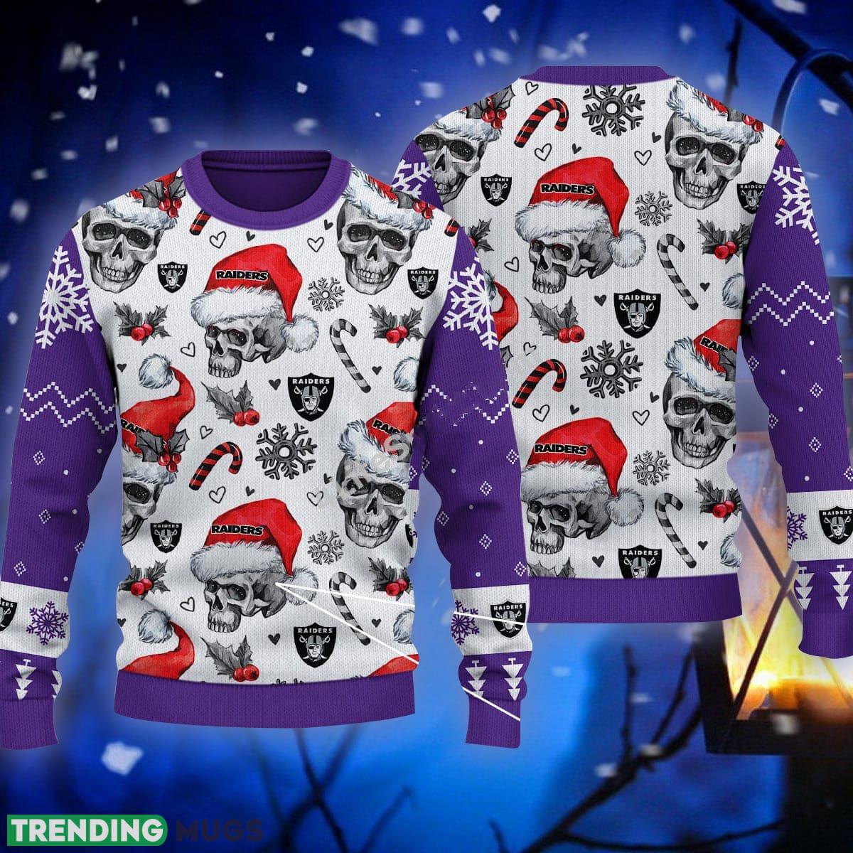 Santa Skull Las Vegas Raiders Candy Cane Ugly Sweater Purple Gift For Christmas - Santa Skull Las Vegas Raiders Candy Cane Ugly Sweater Purple Gift For Christmas Santa Skull Las Vegas Raiders Candy Cane Ugly Sweater Purple Gift For Christmas - Santa Skull Las Vegas Raiders Candy Cane Ugly Sweater Purple Gift For Christmas