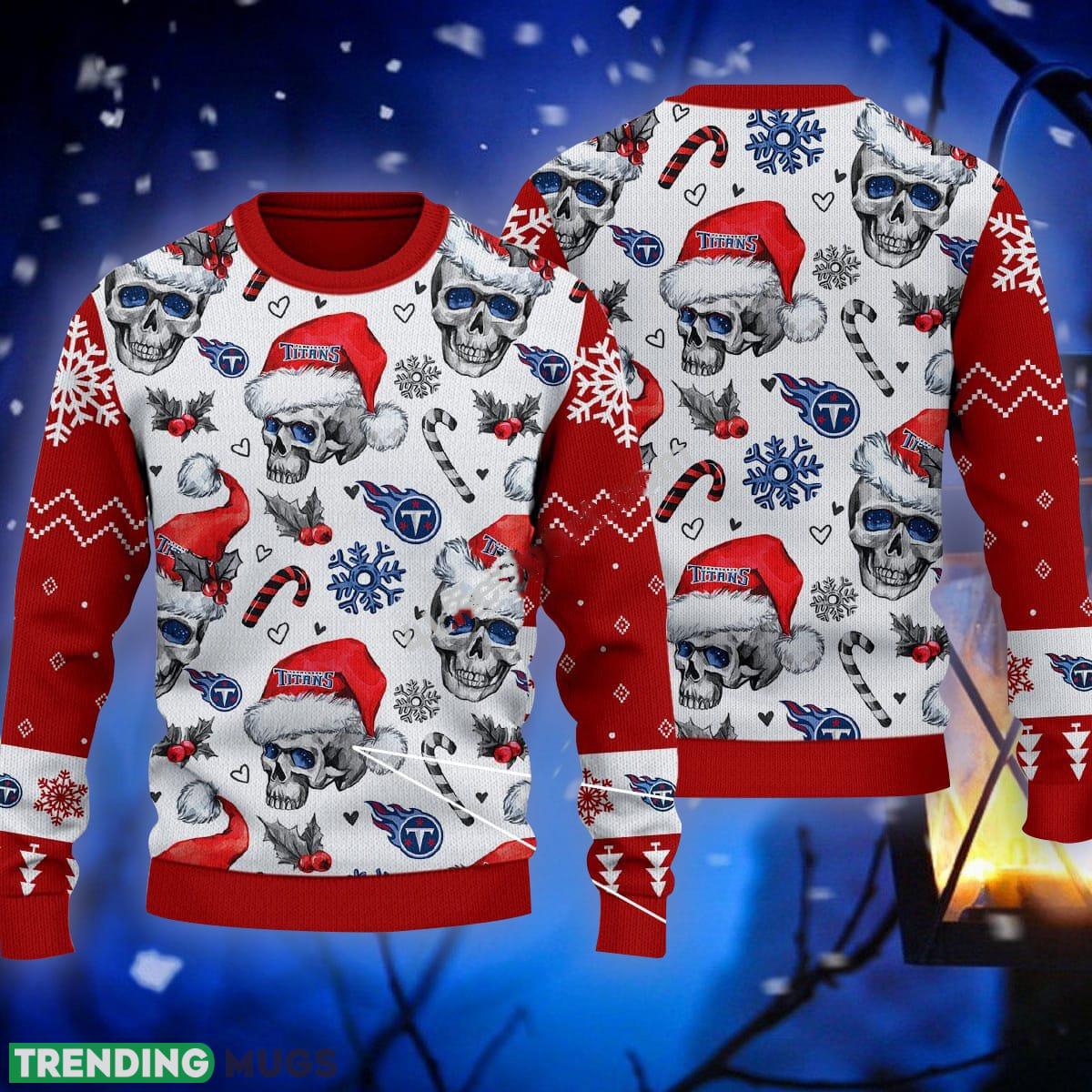 Santa Skull Tennessee Titans Candy Cane Ugly Sweater Red Gift For Christmas - Santa Skull Tennessee Titans Candy Cane Ugly Sweater Red Gift For Christmas Santa Skull Tennessee Titans Candy Cane Ugly Sweater Red Gift For Christmas - Santa Skull Tennessee Titans Candy Cane Ugly Sweater Red Gift For Christmas