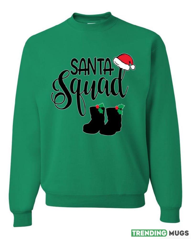 Santa Squad Xmas Hat Boots T Shirt Sweatshirt For Men And Women Gift Ugly Christmas - Santa Squad Xmas Hat Boots Ugly Christmas Sweater Sweatshirt_1 Santa Squad Xmas Hat Boots T Shirt Sweatshirt For Men And Women Gift Ugly Christmas - Santa Squad Xmas Hat Boots Ugly Christmas Sweater Sweatshirt_1