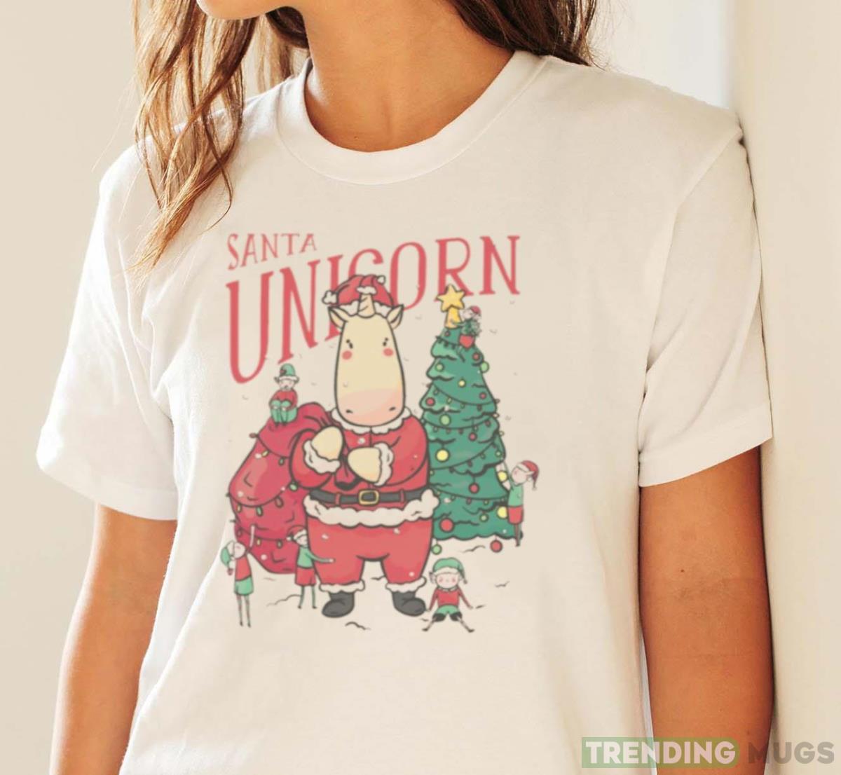 Santa Unicorn Christmas Santa Claus shirt Light Shirt Santa Unicorn Christmas Santa Claus shirt Light Shirt