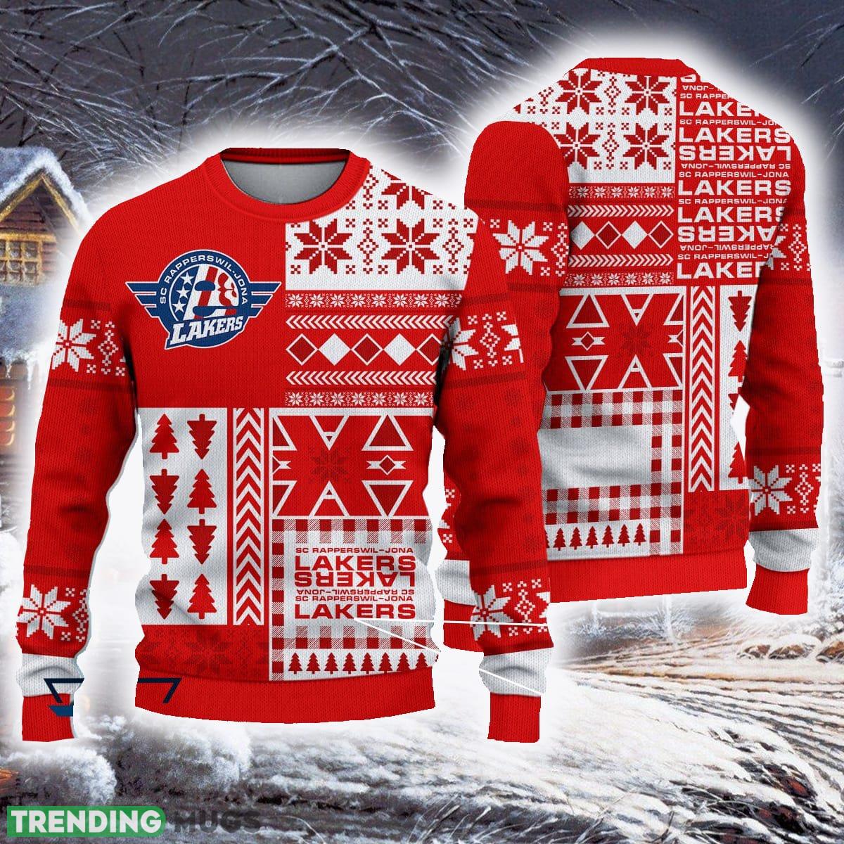 SC Rapperswil-Jona Lakers Exclusive National League Und Swiss League 3D Ugly Christmas Sweaters For Fans Gift - 041023-144137 SC Rapperswil-Jona Lakers Exclusive National League Und Swiss League 3D Ugly Christmas Sweaters For Fans Gift - 041023-144137