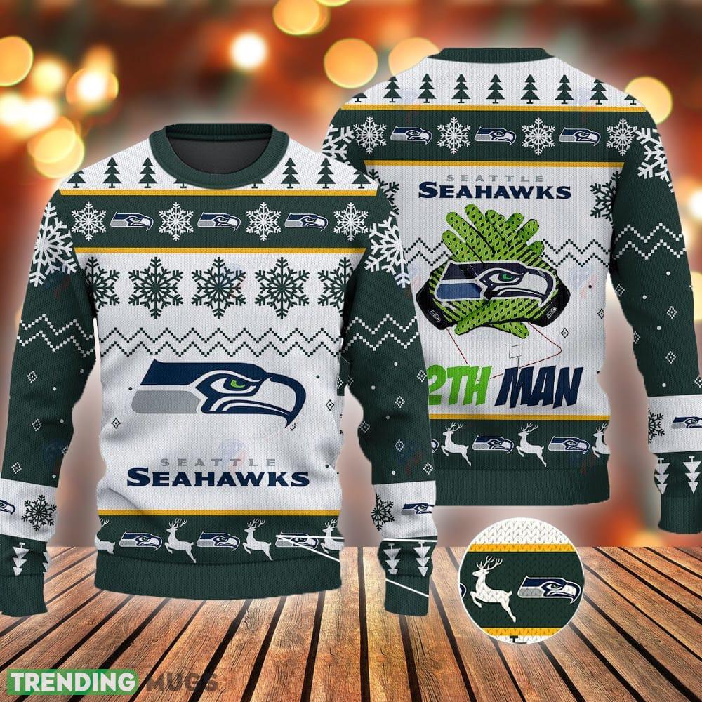 Seattle Seahawks Football Gloves Pattern Knitted Green Sweater AOP Gift Christmas - Seattle Seahawks Football Gloves Pattern Knitted Green Sweater AOP Gift Christmas Seattle Seahawks Football Gloves Pattern Knitted Green Sweater AOP Gift Christmas - Seattle Seahawks Football Gloves Pattern Knitted Green Sweater AOP Gift Christmas