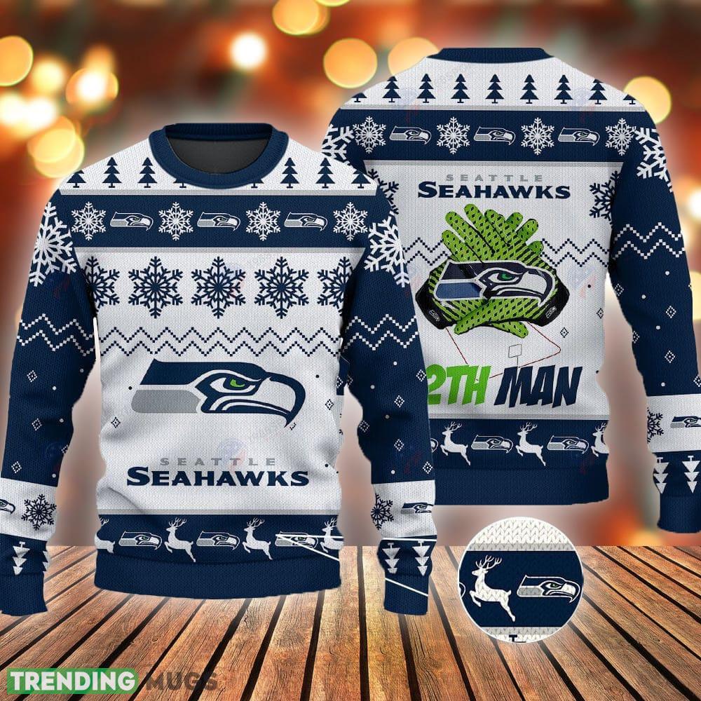 Seattle Seahawks Football Gloves Pattern Knitted Navy 3D Sweater Gift Christmas - Seattle Seahawks Football Gloves Pattern Knitted Navy 3D Sweater Gift Christmas Seattle Seahawks Football Gloves Pattern Knitted Navy 3D Sweater Gift Christmas - Seattle Seahawks Football Gloves Pattern Knitted Navy 3D Sweater Gift Christmas