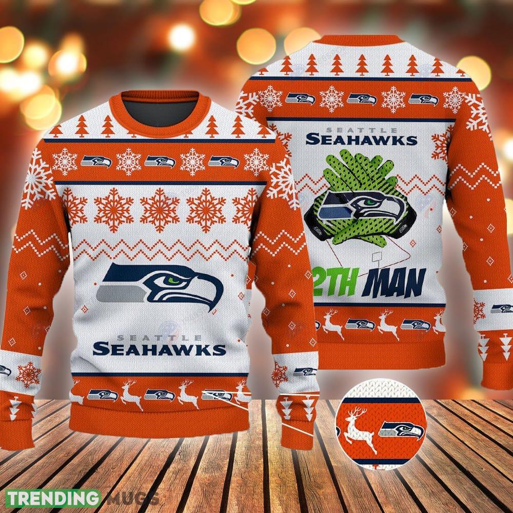 Seattle Seahawks Football Gloves Pattern Ugly Xmas Orange Sweater AOP Gift Christmas - Seattle Seahawks Football Gloves Pattern Ugly Xmas Orange Sweater AOP Gift Christmas Seattle Seahawks Football Gloves Pattern Ugly Xmas Orange Sweater AOP Gift Christmas - Seattle Seahawks Football Gloves Pattern Ugly Xmas Orange Sweater AOP Gift Christmas