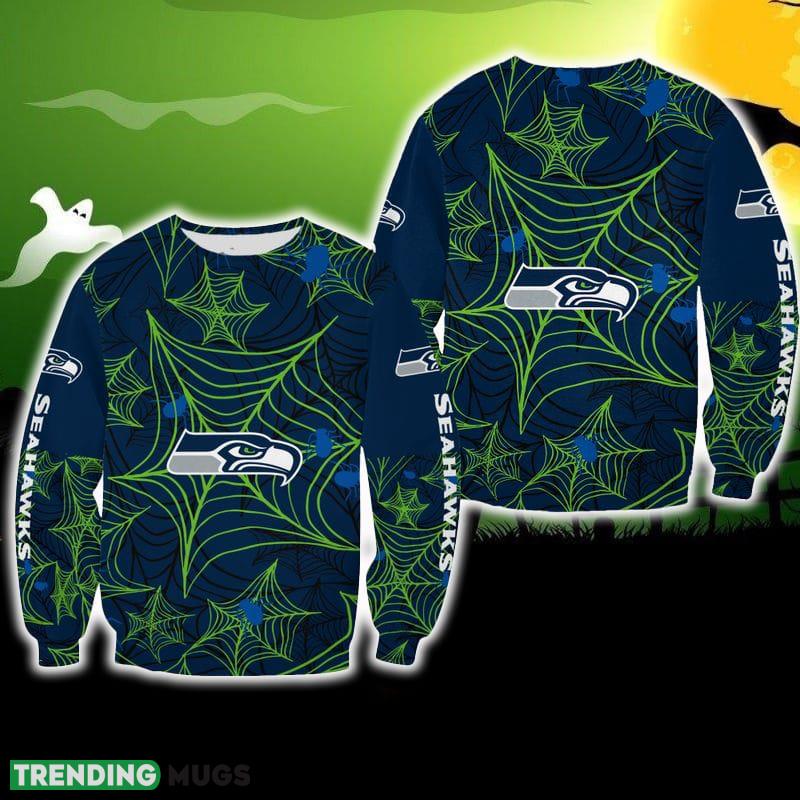Seattle Seahawks Sspiderweb Halloween Ugly Sweater For Men And Women Gift Christmas - Seattle Seahawks Sspiderweb Halloween Ugly Sweater For Men And Women Gift Christmas Seattle Seahawks Sspiderweb Halloween Ugly Sweater For Men And Women Gift Christmas - Seattle Seahawks Sspiderweb Halloween Ugly Sweater For Men And Women Gift Christmas