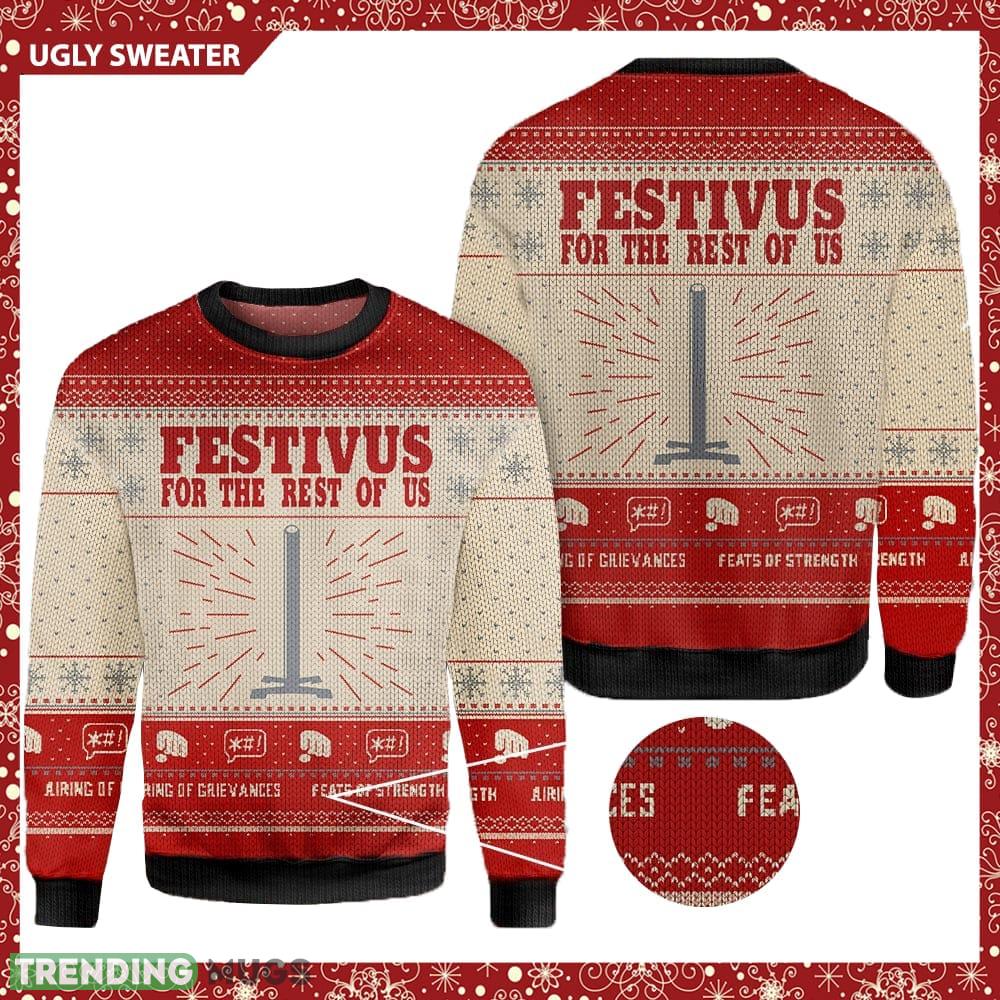 Seinfeld Festivus for The Rest of US Pullover Ugly All Over Print Sweater For Xmas - Seinfeld Festivus for The Rest of US Pullover Ugly All Over Print Sweater For Xmas Seinfeld Festivus for The Rest of US Pullover Ugly All Over Print Sweater For Xmas - Seinfeld Festivus for The Rest of US Pullover Ugly All Over Print Sweater For Xmas