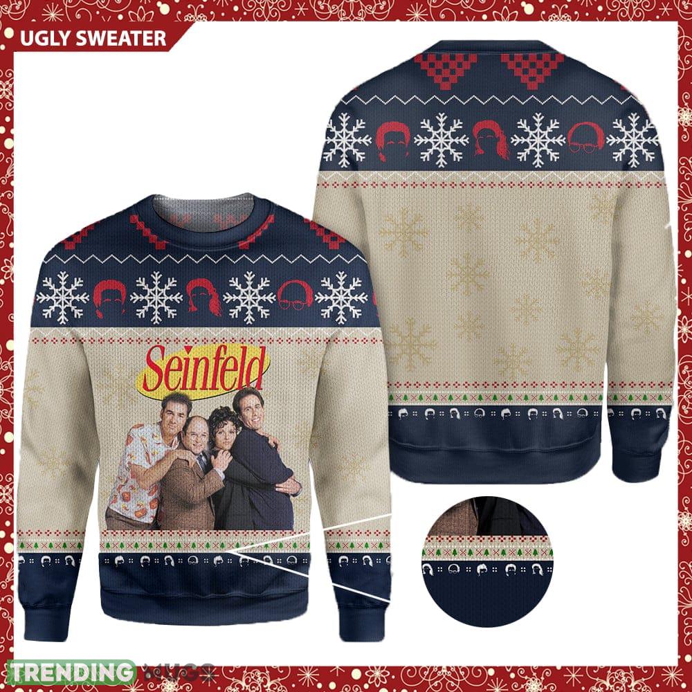 Seinfeld Merry Christmas Knitted Christmas 3D Sweater For Fans - Seinfeld Merry Christmas Knitted Christmas 3D Sweater For Fans Seinfeld Merry Christmas Knitted Christmas 3D Sweater For Fans - Seinfeld Merry Christmas Knitted Christmas 3D Sweater For Fans