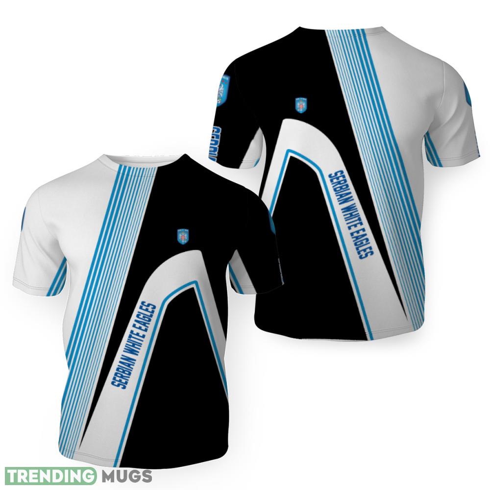 Serbian White Eagles FC American Champion Team 3D T Shirt - Serbian White Eagles FC American Champion Team 3D T Shirt Serbian White Eagles FC American Champion Team 3D T Shirt - Serbian White Eagles FC American Champion Team 3D T Shirt